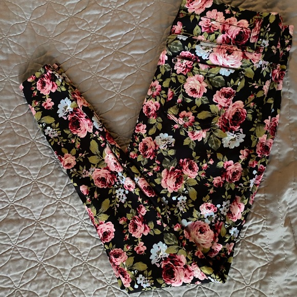 Women’s SM floral print leggings - Picture 1 of 3